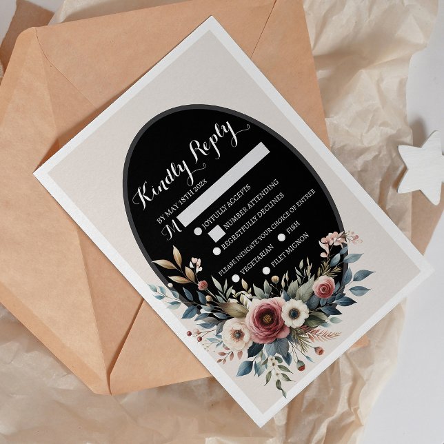 Elegant Classic Floral Rustic Wedding Response 4 (Creator Uploaded)