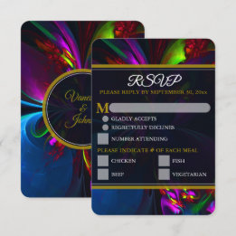 Elegant Classic Modern Floral Pattern #902 Wedding