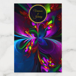 Elegant Classic Modern Floral Pattern #902 Wedding Envelope Liner