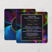 Elegant Classic Modern Floral Pattern #902 Wedding