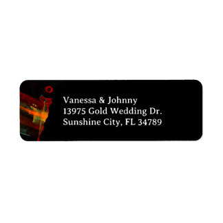 Elegant Classic Modern Trendy Pattern #903 Wedding Label