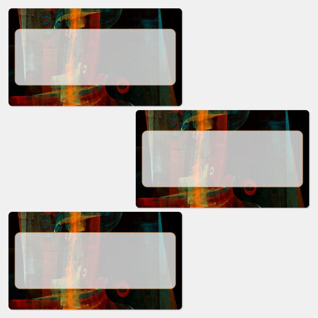 Elegant Classic Modern Trendy Pattern #903 Wedding Labels (Group)