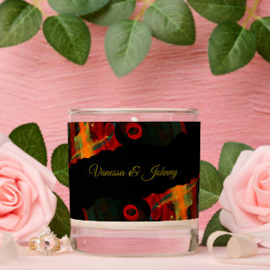 Elegant Classic Modern Trendy Pattern #903 Wedding Scented Candle