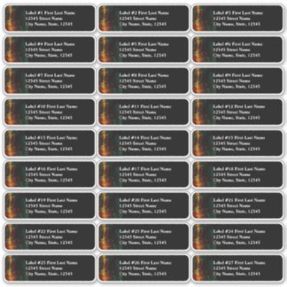 Elegant Classic Modern Trendy Pattern #903 Wedding Sticker