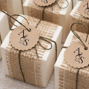 Elegant, Classic, Monogram, Wedding  Rubber Stamp