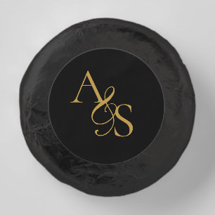  Elegant Classic Monogram Wedding Wedding Dipped Oreo Cookie Favors