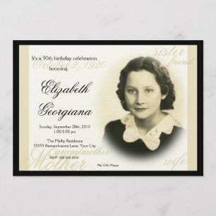 Elegant Classic Photo Invitation 2