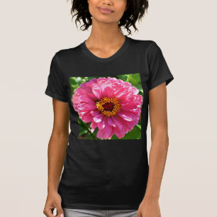 Elegant classic pink floral flower mum daisy T-Shirt