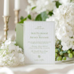 Elegant Classic Sage & Beige Striped Wedding Invitation<br><div class="desc">This elegant wedding invitation features a soft sage and beige striped background, classic serif names, and subtle script accents — designed for timeless ceremonies with a warm, understated aesthetic. Perfect for garden weddings, outdoor celebrations, or formal events with a neutral, romantic palette. Fully customizable with your names, date, and location....</div>