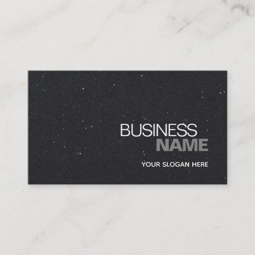 Elegant Classic Simple Black Kraft Paper Plain Business Card