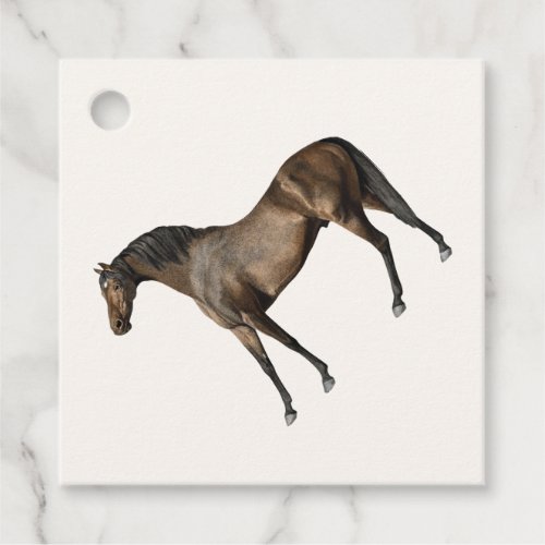 Elegant Classic Vintage Race Horse Equestrian Favor Tags