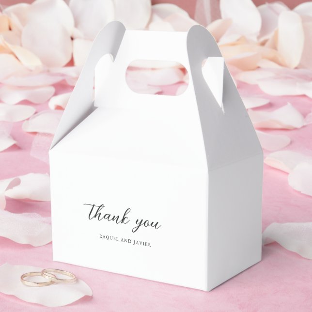 Elegant Classic Wedding Favor Boxes (Wedding)