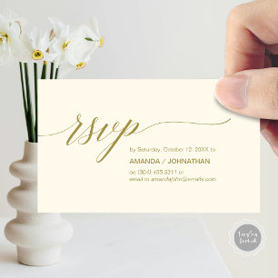 Elegant Classic Wedding, Party Invitation RSVP