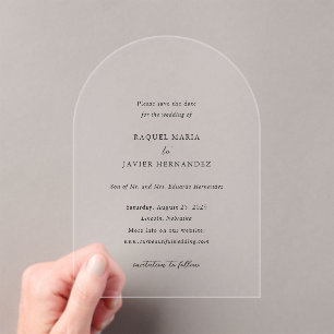Elegant Classic Wedding Save the Date