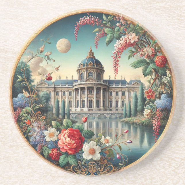 Elegant Classical Aesthetic – Timeless Beauty in A Coaster (Front)