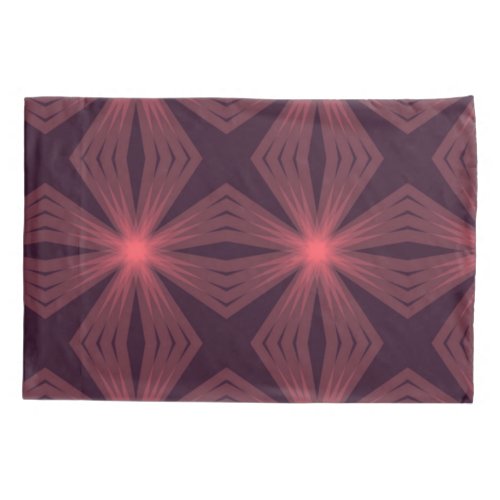 Elegant classical retro style geometric flower art pillow case