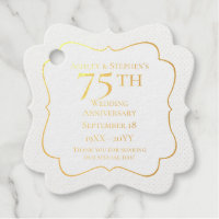 Elegant Classy 75th Wedding Anniversary