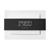 Elegant Classy Black and White Wedding