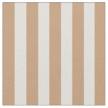 Elegant Classy Brown Beige Stripe Fabric