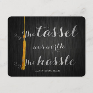 Elegant & Classy Class of 2014 College Graduation Invitation