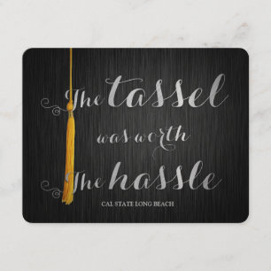 Elegant & Classy Class of 2016 College Graduation Announcement