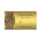 Elegant Classy Gold Black Leopard animal print