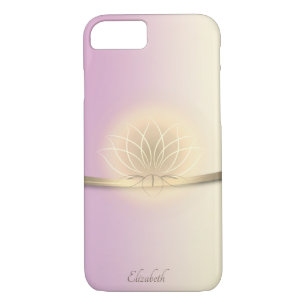 Elegant Classy Gold Lotus -Personalized iPhone 8/7 Case