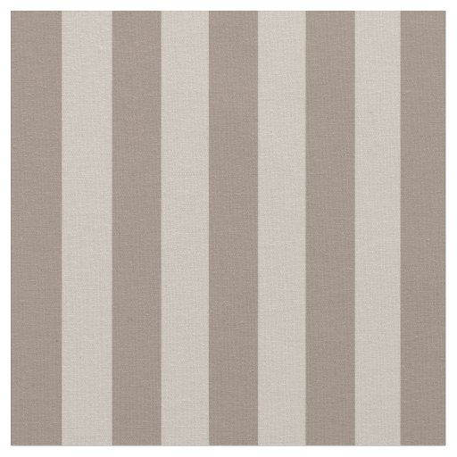 Elegant Classy Gray Brown Taupe Stripe Fabric