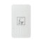 Elegant Classy Logo Ivory White Leather Texture