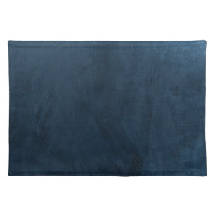 Elegant Classy Navy Blue Watercolor Wedding Cloth Placemat