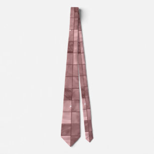 Elegant Classy Purple Metallic Tile Pattern Neck Tie
