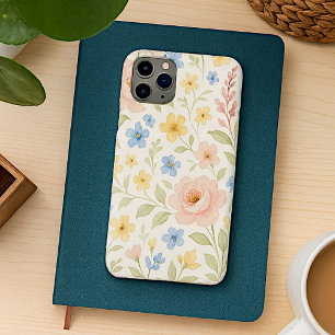 Elegant Classy Shabby French Floral Art Pattern iPhone 11 Pro Max Case