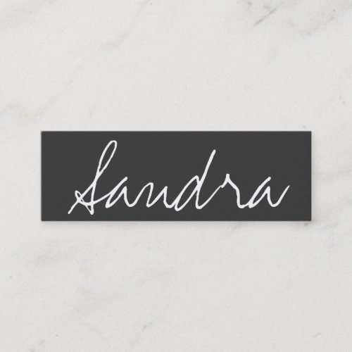 Elegant classy skinny Makeup Artist business card