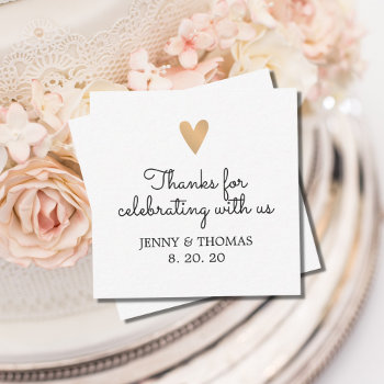Elegant Clean Wedding Thank You  Note Card by pro_business_card at Zazzle