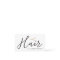 Elegant Clean White Scissors Hair Stylist