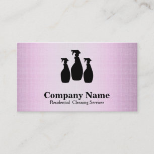 Elegant Cleaning Service Glitter Bokeh Business Ca Business Card