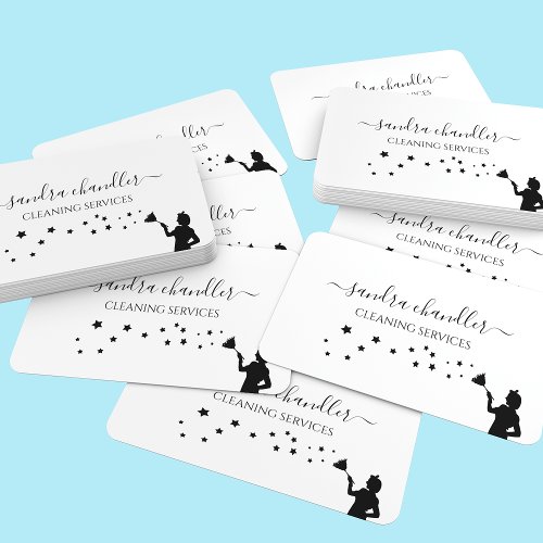 Elegant Cleanining Services Business Card