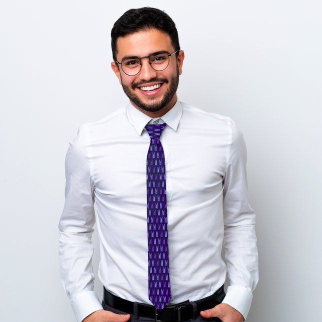 Elegant Clothes Peg Pattern Neck Tie (Creator Uploaded)