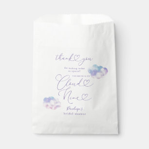 Elegant Cloud Nine Bridal Shower Favor Bag