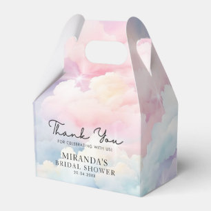 Elegant Clouds Sky Bridal Shower Favor Boxes