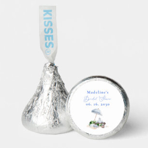 Elegant Coastal Beach Picnic Bridal Shower Hershey®'s Kisses®