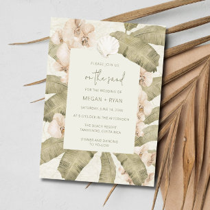 Elegant Coastal Wedding Invitation