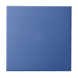 Elegant Cobalt Blue Minimalist Solid Color Ceramic Tile
