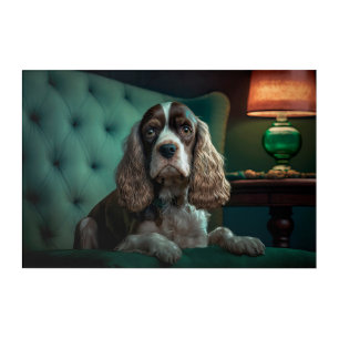 Elegant Cocker Spaniel Classic Portrait Design Acrylic Print