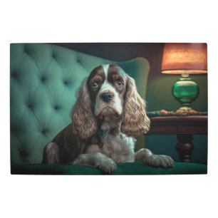 Elegant Cocker Spaniel Classic Portrait Design Metal Print