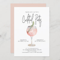 Elegant Cocktail Party Pink
