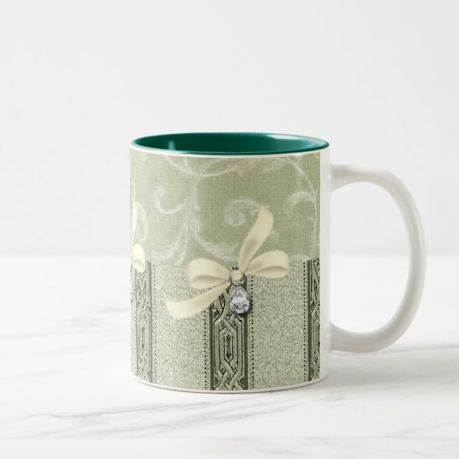 Elegant- Coffee Mug: EleganceCollection Two-Tone Coffee Mug (Right)