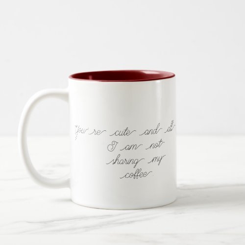 Elegant Coffee Mug_ Perfect Gift for Coffee lover Two_Tone Coffee Mug