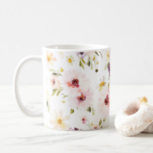 Elegant Coffee Mug – Watercolor