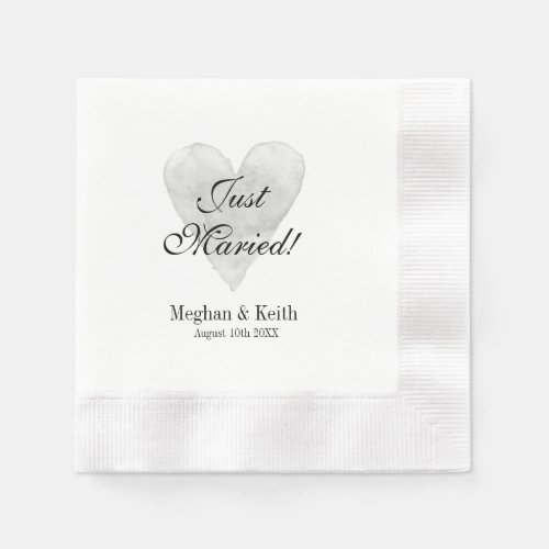 Elegant coined cocktail napkins for wedding party